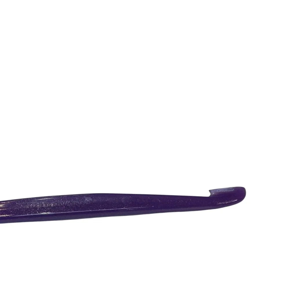 Tupperware Purple Glitter Citrus Orange Peeler Tool Kitchen Gadget Sparkle Sheer